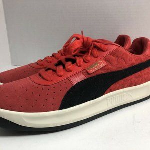 Puma Mens GV Special Sneakers Red Black 369281-01
